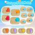 2 3-10 FUSPWEAO Beach Toys Sand Toys for Kids, Sand Castle Toys for Beach with Castle Bucket and Mesh Bag, Sand Molds