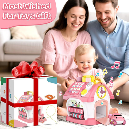 1 8 1 1 2 12-18 1-3 Baby Toys for Year Old Girl Gifts: in Toddler Learning Musical House for Yr Girl and Boy, First
