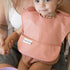 (5 Pack, Tiny Twinkle Mess-Proof Baby Bib - Waterproof Bib for Baby Boy or Girl - Machine Washable - Adjustable Closure