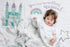 Set 40in 40in Lulujo Babys First Year Milestone Blanket and Card | x (Something Magical)