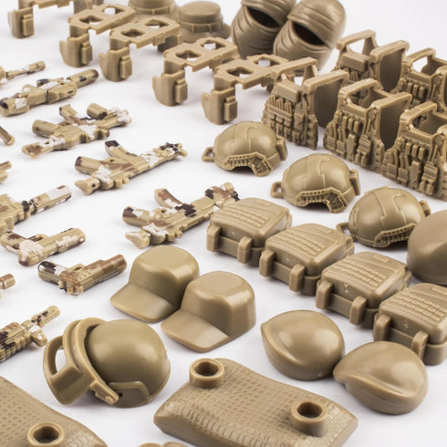 Weapons Pack Military Accessories U.K Special Forces Toys, Compatible with Major Brand Building Blocks