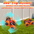 VONZAWAY 3-5 3 4 5 360 4WD Car Toys for Ages Boys, Push and Go Monster Truck Toys for Year Old Kids, Double-Sided Flip