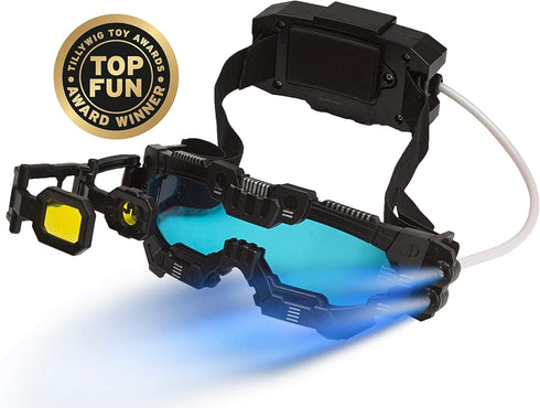 SpyX Night Mission Goggles - Spy Kids Toy with LED Light Beams, Adjustable Spy Lens for Junior Agents
