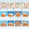 XZENTIRA 32 Sheets Christmas DIY Gingerbread Stickers Make a Gingerbread House DIY
