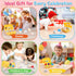 USATDD Easter Egg Toys Hide & Squeak Matching Eggs for Toddlers, Color Recognition Sensory Learning Toys, Fine Motor