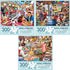 Bits and Pieces 300 Piece Puzzles for Adults Larry Jones 3-Pack -