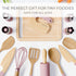Set Wooden Cooking & Baking for Kids - Safe & Real Kitchen Tools Give Toddlers a Fun Cooking Experience - Durable