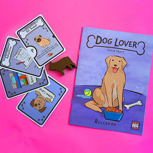 Dog Lover Card Game by AEG: Rescue Beloved Dogs, Train New Tricks, Ages 10+, 2-4 Players, 30 Min