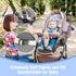 KAKIBLIN Infant Car Seat Insert, Newborn Stroller Liner, Baby Car Seat Head Support Cushion