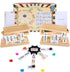 Mexican Train Dominoes Set Double 12 with Numbers, Dominoes Set for Adults