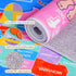 6x6 Kids Rugs for Playroom - Soft & Non-Slip Feet Round Educational Rug for Learning ABC Alphabet, Numbers, Shapes