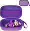 Carrying Case for Fingerlings Monkey Toy, 2023 New Interactive Kids Toys (Purple) (Case Only)