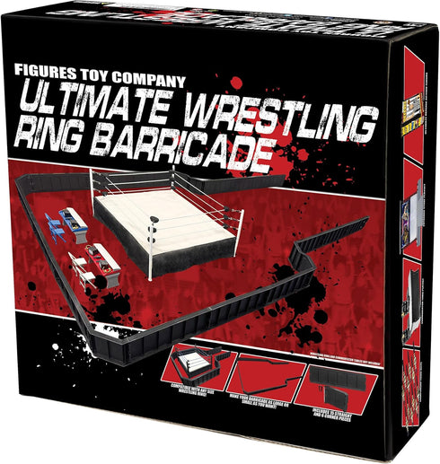 Ultimate Wrestling Ring Barricade Playset - Perfect for Wrestling Action Figures
