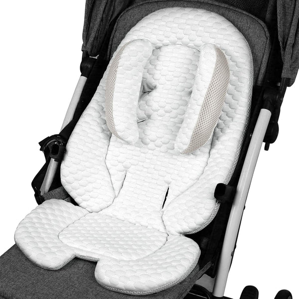 KAKIBLIN Infant Car Seat Insert, Baby Car Seat Head Neck Body Support,
