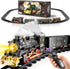 Novaluki Remote Control Train Toys with Smoke, Light and Sound, Christmas Electric Train