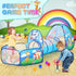 3 in 1 Kids Play Tent for Toddler with Baby Ball Pit, Play Tunnel, Indoor Outdoor Playhouse for Boys and Girls Gifts