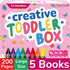 TOYVENTIVE Toddler Coloring Books & Crayons, Toys & Birthday Gifts for 1+,2,3,4