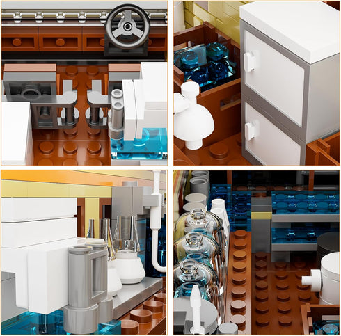 Breaking RV Adventure Building Set, MOC Upgraded Classic Scene, Compatible with Lego, for Adults and Avid Fans