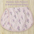 LifeTree Muslin Baby Burp Cloths - Ultra Soft 2 Pack Organic Cotton Large 22'' by 10'' Absorbent Milk Spit Up Rags