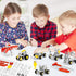 272 PCS Stem Building Toys, Metal Construction Vehicles & Helicopter Model Kit, 6 Models Erector Sets for Boys Age 8-12