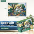 500 Pieces Jigsaw Puzzles for Adults–Spring Garden Patio Puzzle for Adults Children Elderly–Recycled Paper Puzzle 500 Pieces–Glossy, Sturdy Pieces Challenging Family Game Great Gift Idea (20.5x15in)