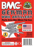 BMC Toys WW2 88mm 2pc BMC Classic German Artillery - Gray Plastic Army Men Accessories