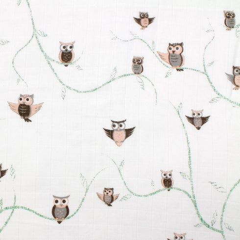 j & alex 100% Set 4 47 47 Cotton Muslin Swaddle Blankets, of Receiving Blanket for Baby Girls and Boys, Animal Theme