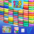 125 ESSENSON Air Dry Clay Colors, Modeling Clay for Kids, DIY Molding Magic Clay, Gift for Kids