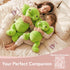 20" 3.3 Niuniu Daddy | Pound Frog Weighted Stuffed Animals for Kids Adults, Soft Stuffed Frog Plush Toys for Sleeping