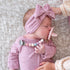 Ryan & Rose Pacifier Clip Georgia - Silicone Clip for Baby Boy or Girl, Binky Holder (Blossom)