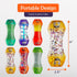 6-Pack Special Supplies Liquid Motion Bubbler Toy Cool Emotion Tubes Colorful Hourglass Timer with Droplet Movement