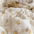 Summer, 47"x51" BuLuTu Cute Duck Pattern Baby Blanket Muslin Toddler Quilt Blankets Boys Girls Breathable Cotton Baby