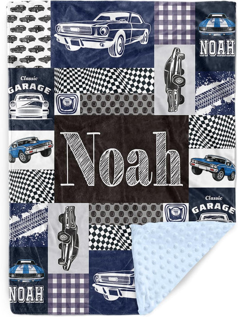 Personalized Baby Blanket for Boys, Personalized Baby Gifts, Custom Name Baby Blanket,
