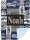 Personalized Baby Blanket for Boys, Personalized Baby Gifts, Custom Name Baby Blanket,