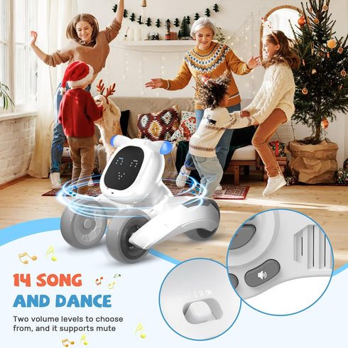 5 6 7 8 9 10 Robot Dog Toy for Kids, Remote Control Dog Robot, Voice & Touch Control Robot Pet Dog