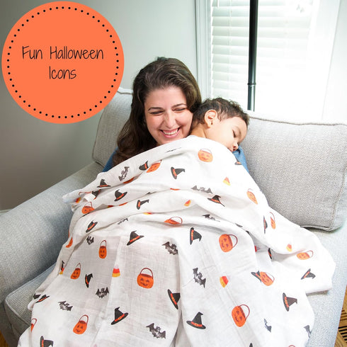 100% 47 47 Inches, LollyBanks Swaddle Blanket, Cotton Baby Blanket, Soft Muslin Swaddle Blankets x Nursery Swaddling