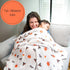 100% 47 47 Inches, LollyBanks Swaddle Blanket, Cotton Baby Blanket, Soft Muslin Swaddle Blankets x Nursery Swaddling