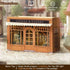 1:32 TuKIIE DIY Miniature Dollhouse Kit with Furniture, Scale Opened & Closed Mini Cube Wooden Doll House Book Nook