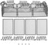 ibasenice Military Theme Prop Kids Toys, Scene Fence Model Toy Set for Game Lovers, Decorative Child Playthings