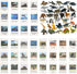 36 Small Animal Figurines, Learning & Education Toys, Realistic Dinosaur Zoo Jungle Safari Figures