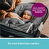 Heather Gray Baby Car Seat Cover - Versatile Blanket-Style Stroller & Carrier Cover