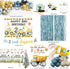 HYCSANBAO 2 2nd 2nd Construction Birthday Party Supplies for Year Old Boy, Birthday Decorations For Boys, Dump Truck