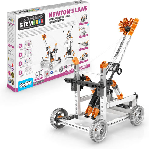 Engino Stem Toys for Kids 9+, Educational Toys on Newton's Laws, Kinetic & Potential Energy, Construction Gift
