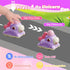 AquaArcc 2 3 4, Set 2 3 4 5 Ice Cream Car Toys for Girls Age Todder Press and Go Car Toys with Baby Doll & Playmat