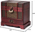 C2 Wooden Chest with Drawer - Collectible Fantasy Coins, Card Games, Dice Counter, and Jewelry Box
