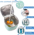 Pack 4 9 Breast Milk Cooler Bag with Ice Fits Baby Bottles Up to Ounce, Baby Bottle Bag for Nursing Mom Daycare-Green