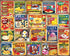White Mountain 1000 Piece Jigsaw Puzzle Nostalgic Vintage Collage Puzzles with Large
