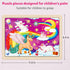 SYNARRY Large Unicorn Princess Fairy Wooden Puzzles Gift Box (12.2*9.4 in) - 24 Pcs for Kids Ages 4-6