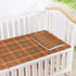 SyXIOP 28" 52" Vintage Buffalo Plaid Checked Wine Red Cooling Baby Waterproof Crib Mattress Cover x Breathable Pads