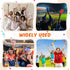 ZCYSRLQIN 24 7.5 Inch Pcs Hand Clappers Plastic Clappers Noisemakers Party Favors Clapping Noise Maker Birthdays Game